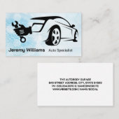 Vehicle | Mechanic Wrench Logo 名刺 (正面/裏面)