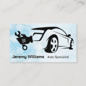 Vehicle | Mechanic Wrench Logo 名刺 (正面)