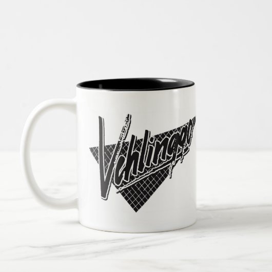 Vehlinggoロゴマグ – 'Vehlinggo Gothic'バリアント ツートーンマグカップ (左)