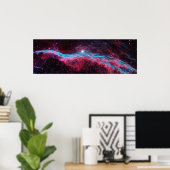 Veil Nebula, Witch's Broom, Astronomy Print, Space ポスター (ホームオフィス)
