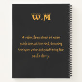 Veil of Noise – Whirl of Media ノートブック (裏面)