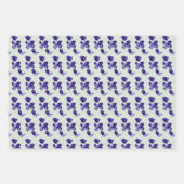 Veilchen Geschenkpapier Set ラッピングペーパーシート (正面2)