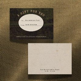 Veiled Notions Graduation Gift Card Insert Card ノートカード