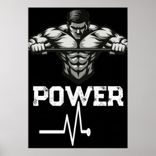 Veiny Powerポスターハードコアジムアート ポスター