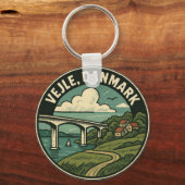 Vejle Denmark Bridge キーホルダー (正面)