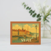 Vejle Denmark Bridge ポストカード (スタンド正面)