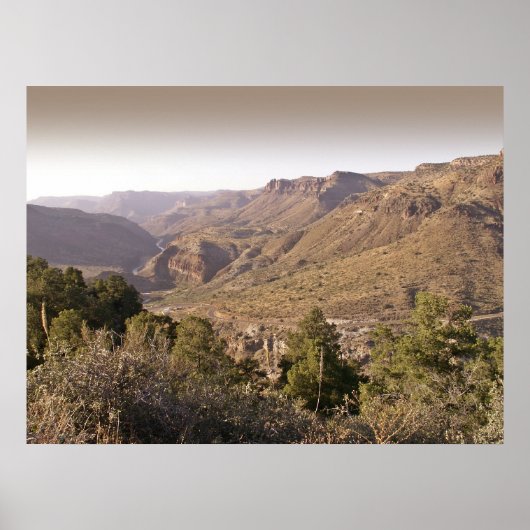 Velarde New Mexicoの近くの谷 – ポスター (正面)