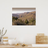 Velarde New Mexicoの近くの谷 – ポスター (キッチン)