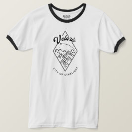 Velaris Vintage Oversized Ringer Tシャツ