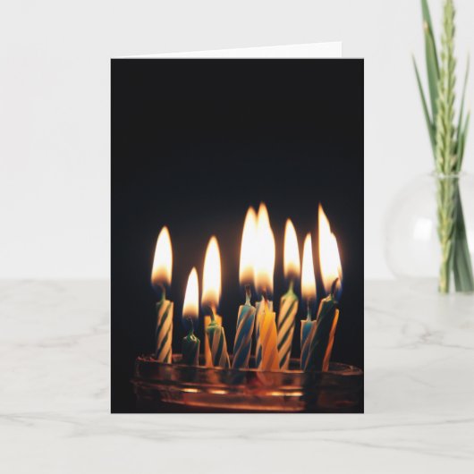 Velas para cumpleaños カード (正面)