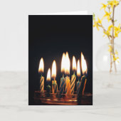 Velas para cumpleaños カード (黄色い花)
