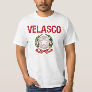 Velascoのイタリア人の姓 Tシャツ