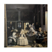 Velasquez著Las Meninas タイル (正面)