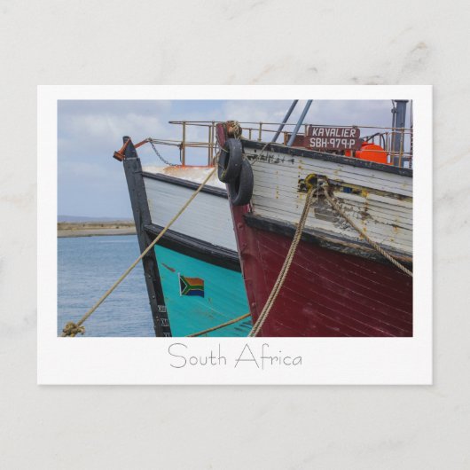 Velddrif West Coast Harbor Bots South Africa SA ポストカード (正面)