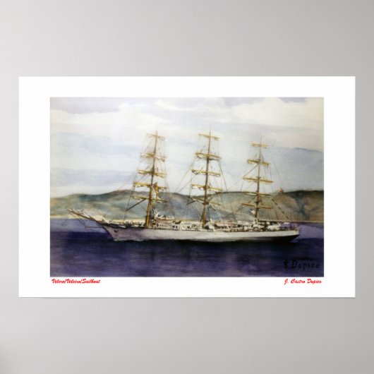 Velero/Veleiro/Sailboat ポスター (正面)