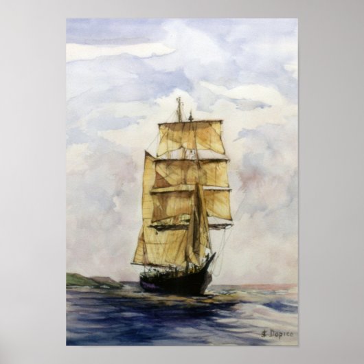 Velero/Veleiro/Sailboat ポスター (正面)