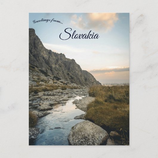 Velicky Creek High Tatras Vysoke Tatry Slovakia ポストカード (正面)