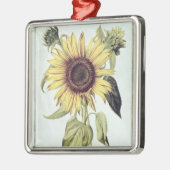 「Velins du Roi Vol.36'からのHelianthus Annuus メタルオーナメント (左)