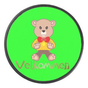 Velkommen Bear Apple Green Welcome アイスホッケーパック