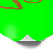 Velkommen Bear Apple Green Welcome   ポスター (コーナー)