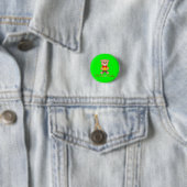 Velkommen Bear Apple Green Welcome   缶バッジ (インサイチュ)