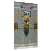 Velley Damask Beautiful Monogram クリップボード (右)