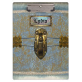 Velley Damask Beautiful Monogram クリップボード (正面)