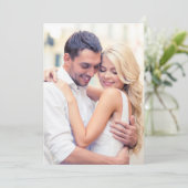 Vellumオエレガントーバーレイの白い背景 招待状 (スタンド正面)