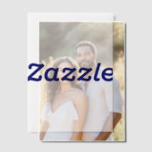 Vellumオーバーレイのテスト ベラム紙招待状 (オフセット (カップル))