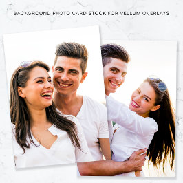 Vellumオーバーレイの写真の背景 招待状