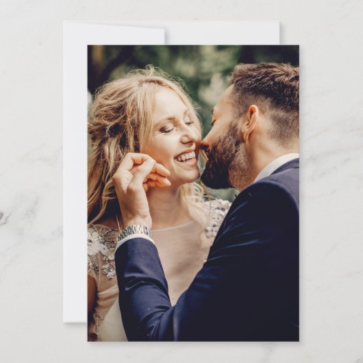 Vellumオーバーレイ用シンプルフォトBASE CARDの追加 招待状 (正面)