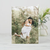 Vellumオーバーレイ用フォト招待状 招待状 (スタンド正面)