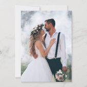 Vellumカスタムのフォトレイ結婚ヤ 招待状 (正面)