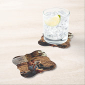 Vellumフォトオフェイクーバーレイカスタムウェディング ペーパーコースター (インサイチュ)