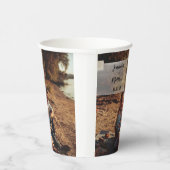 Vellumフォトオフェイクーバーレイカスタムウェディング 紙コップ (右)