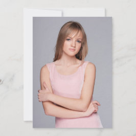 Vellumフォトプログラム誕生日のバックグラウンドカード 招待状