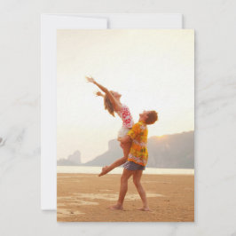 Vellum写真結婚の背景カード 招待状