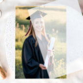 Vellum卒業カード用フォト挿入カード 招待状