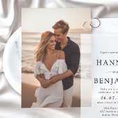 Vellum用フォト挿入カード結婚式招待状 招待状