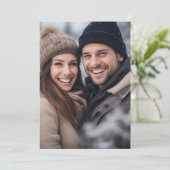 Vellum結婚の記念撮影 招待状 (スタンド正面)