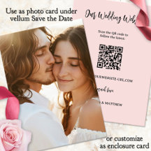 Vellum背景結婚式の日付写真を保存