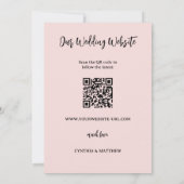 Vellum背景結婚式の日付写真を保存 セーブザデート (裏面)