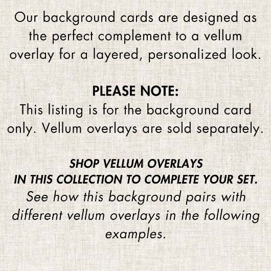 Vellum Grad発表の写真の背景 案内状