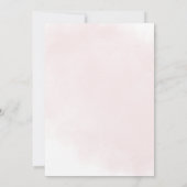 Vellum Overlay Pineconeの結婚場合 招待状 (裏面)