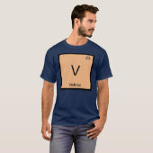 Velma 名前 化学 元素 周期表 tシャツ (正面フル)