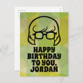 Velma "頭が切れる Than You"の図 ポストカード (正面/裏面)