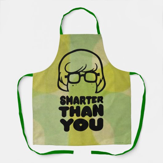 Velma "Than 頭が切れる You"グラフィック エプロン (正面)