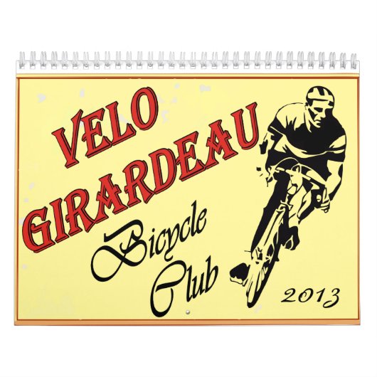 Velo Girardeau 2013のカレンダー カレンダー (カバー)