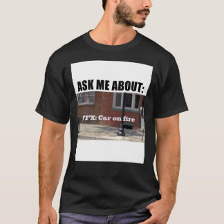 Velocipastor  Vfxcar On Fire  T-Shirt Tシャツ