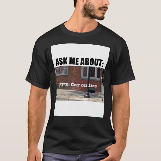 Velocipastor Vfxcar On Fire T-Shirt Tシャツ (正面)